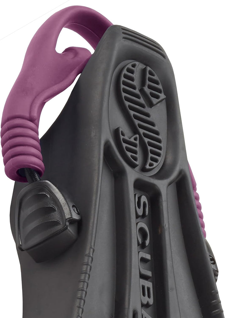 SCUBAPRO GO Travel Scuba Diving Fin for Snorkeling and Swimming, Open Heel Strap Mehrfarbig, Schwarz