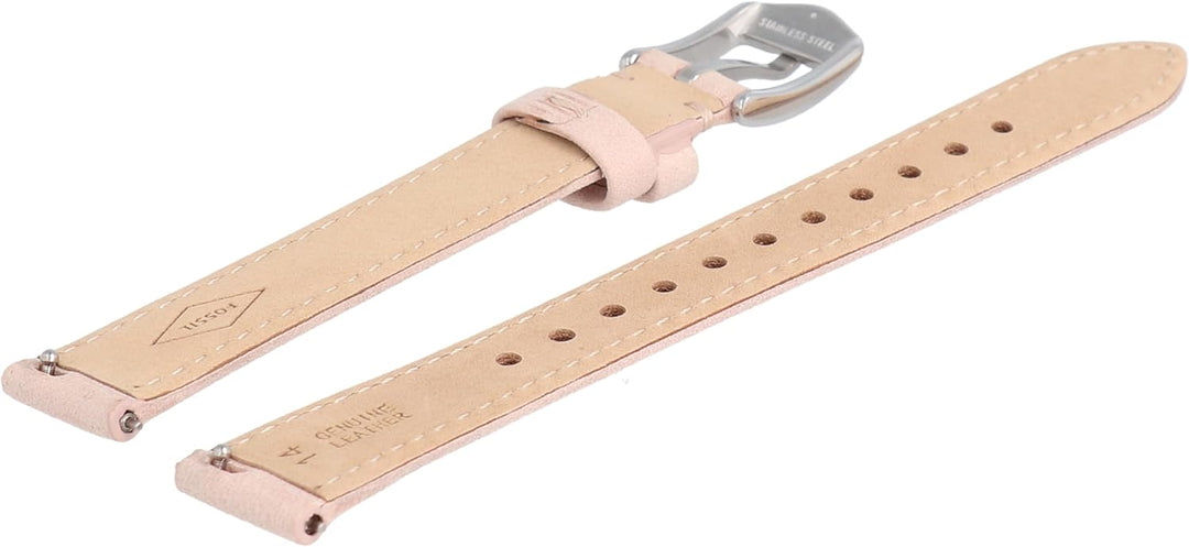 Fossil Uhrenarmband 14 mm Leder Rosa ES-4151 | LB-ES4151, Gurt, Gurt