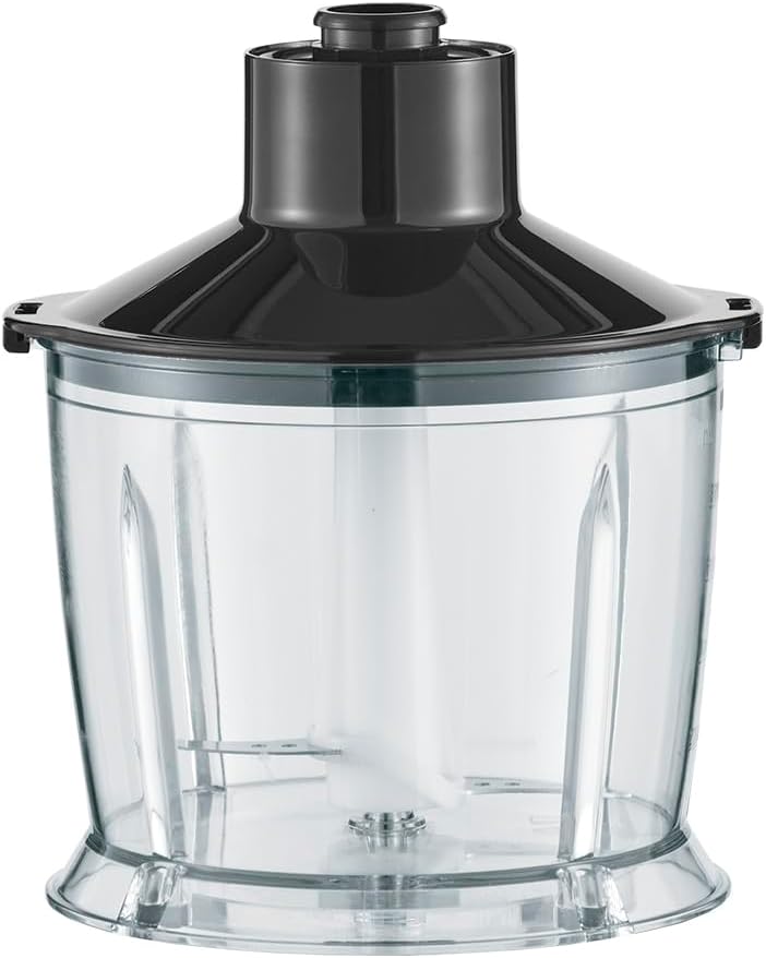 JOCCA - 1200W Stabmixer mit Zubehör | Edelstahlgehäuse, Klingen und Stab | 6 Geschwindigkeiten und T