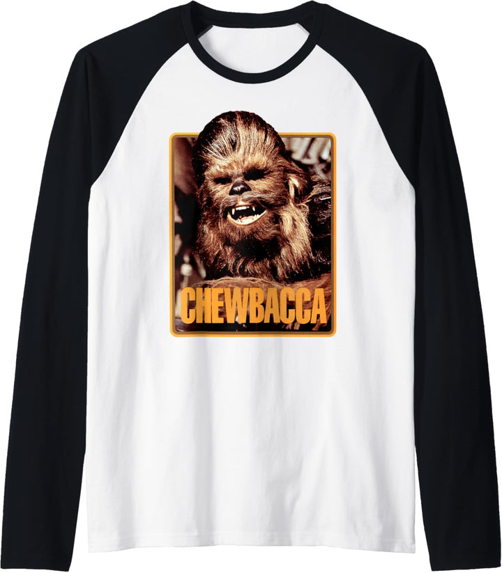 Star Wars Chewbacca Yell Portrait Raglan