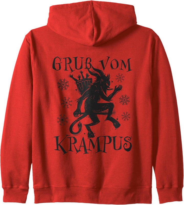 Gruss Vom Krampus Nikolaus Kramperl Perchten Krampus Kapuzenjacke