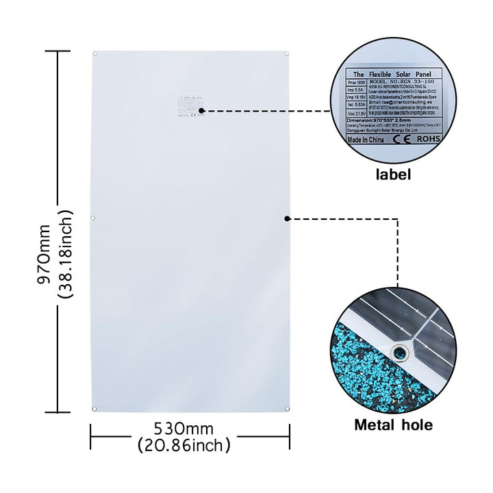 200W 12V Solarpanel Flexibel 2x100W 18V Monokristalline Photovoltaik Solarmodule für 12V/24V Batteri