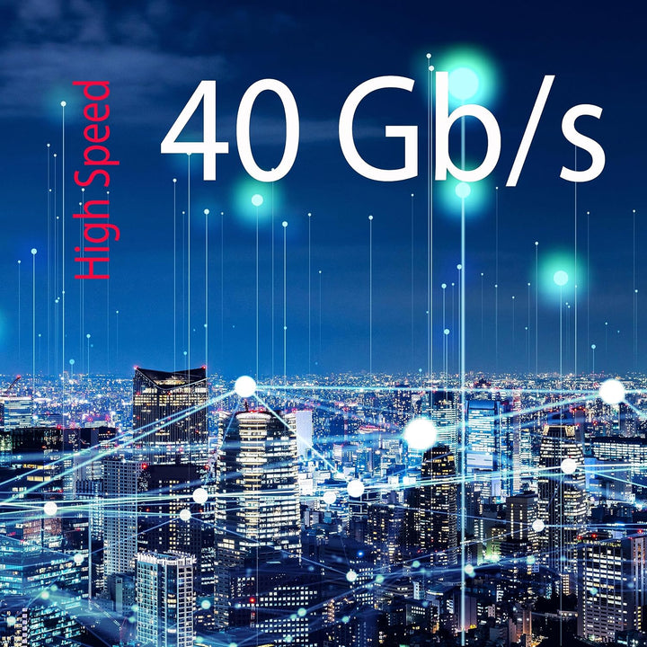 1aTTack.de 0,5m Cat 8 Netzwerkkabel CAT8 Kabel Farben Set - 5 Stück Cat.8 Lan 2000 Mhz 40 Gbit s 40G