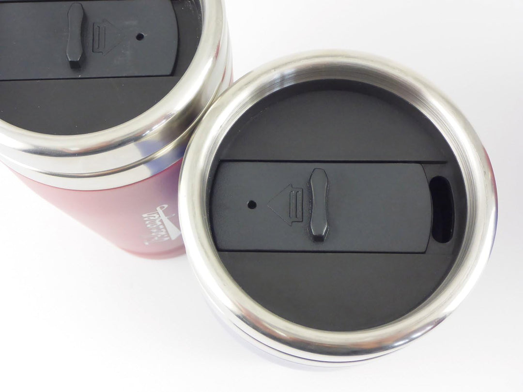 BRISA VW Collection - Original Volkswagen Isolierter Edelstahl Thermo-Becher (Doppelwandig/450ml/Rot