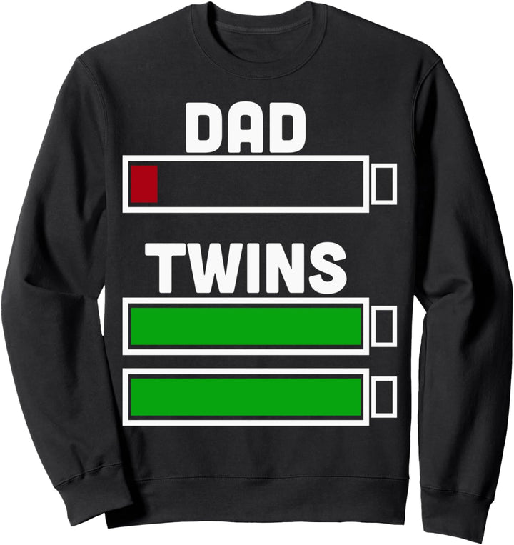 Dad OF Twins Lustiger Vatertag Sweatshirt
