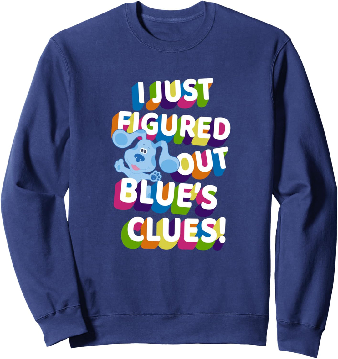 Blue's Clues & You I Just Figured Out Blue's Clues Colorful Sweatshirt
