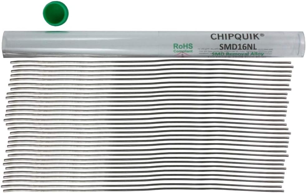 ChipQuik Alloy for SMD Removal (16ft. In 30-6.5in. Lengths) lead-free