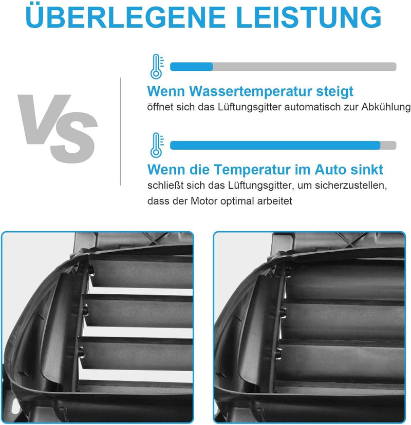 Frankberg Lüftungsgitter Stossfänger Vorne für 5er F10 F18 5er Touring F11 523i 528i 550i 2009-2016