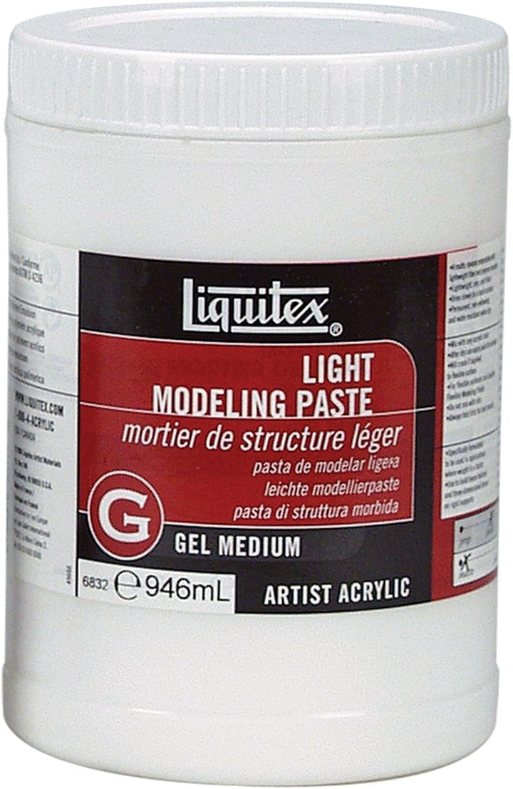 Liquitex 6832 Professional leichte Modellierpaste - Strukturgel, leichte elastische Struktur-Paste v
