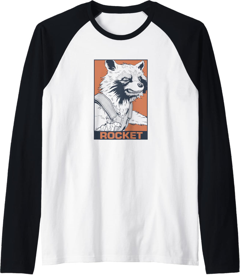 Marvel Avengers Endgame Rocket Pop Art Raglan