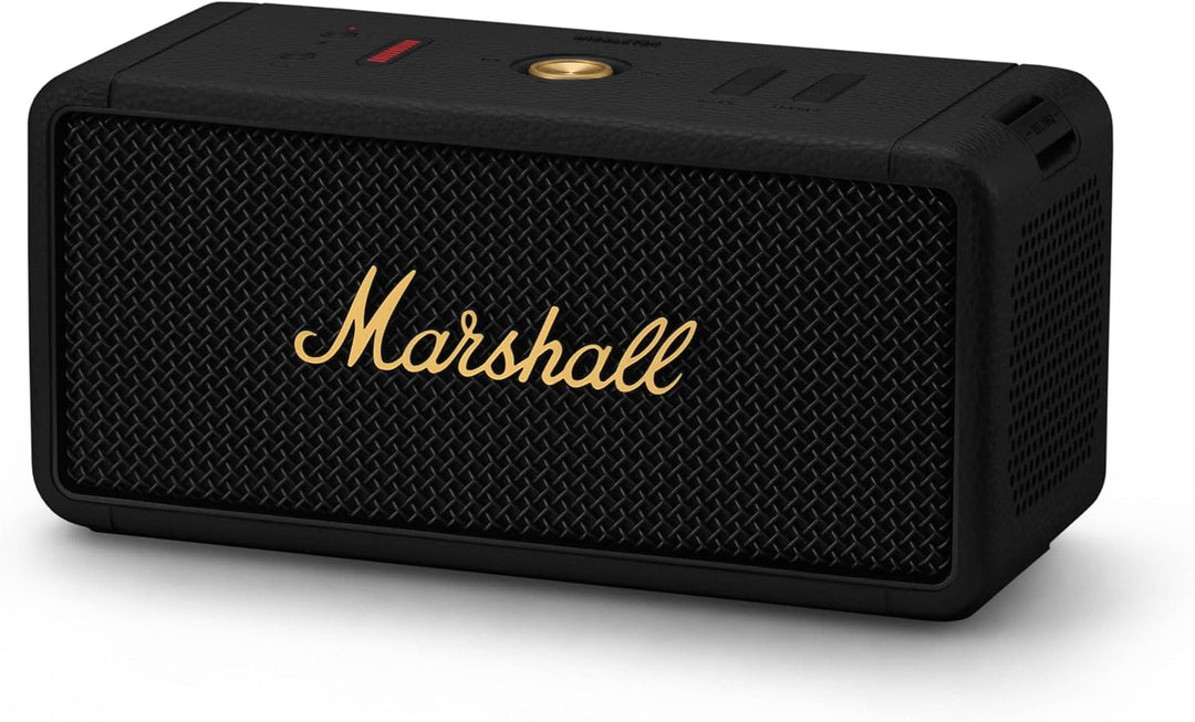 Marshall Middleton kabelloser tragbarer Bluetooth-Lautsprecher, über 20 Stunden tragbare Spielzeit,
