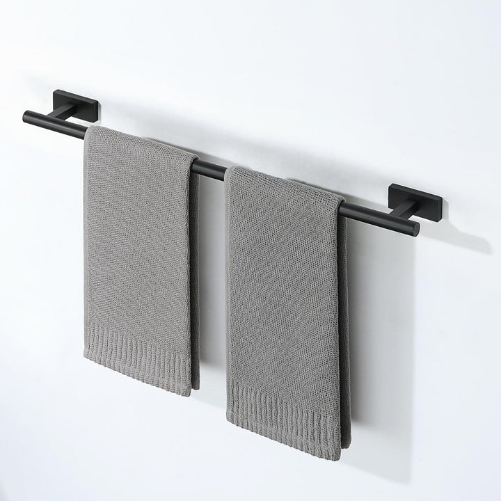 Handtuchhalter Schwarz 304 Edelstahl Handtuchstange Wandmontage Handtuchständer Gästehandtuchhalter