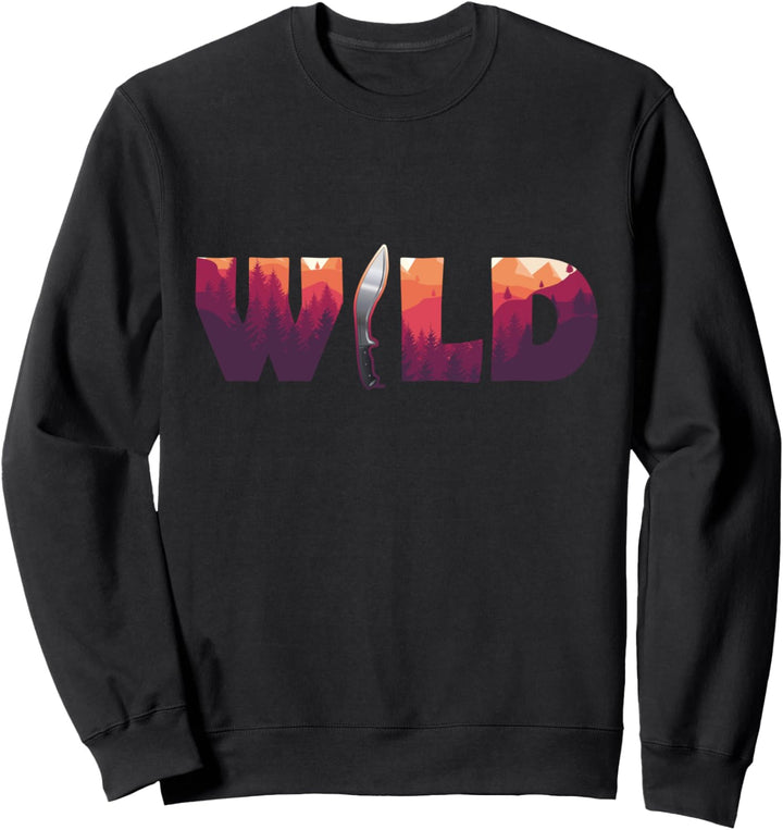 Wild Bushcraft Survival Kukri Sweatshirt