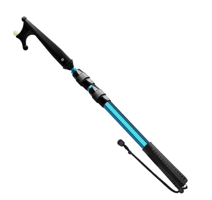 KOMCLUB Teleskop Bootshaken Aluminium Leichtgewicht Push Pole Mehrzweck Ausziehbare Stange rutschfes