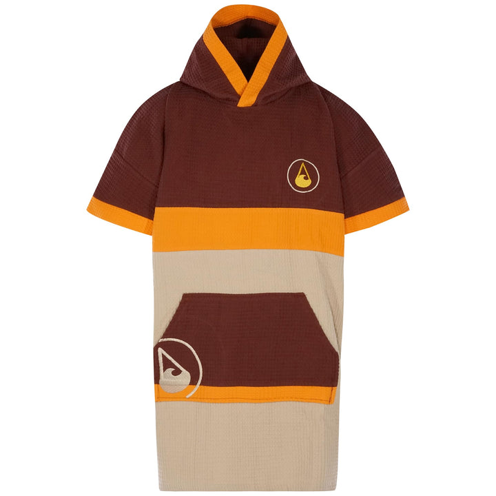 WAVE HAWAII Poncho Porlamar Badeponcho 100% Baumwolle für Körpergrössen von 155 - 185 cm Umkleidehil