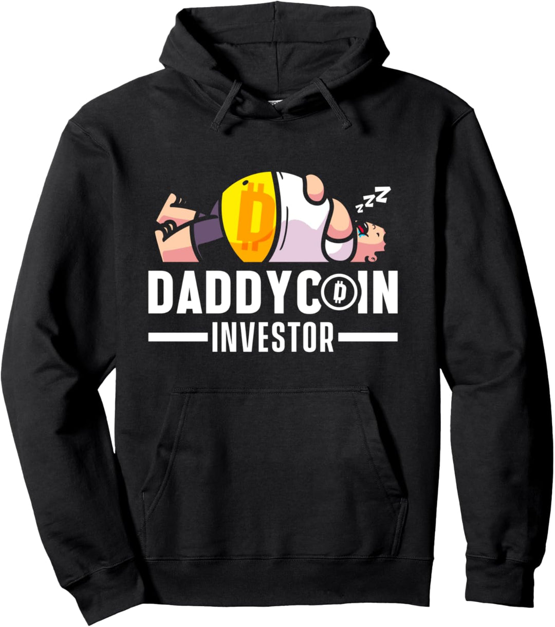 Daddycoin Investor Bierbauch Bitcoin Crypto Kryptowährung Pullover Hoodie