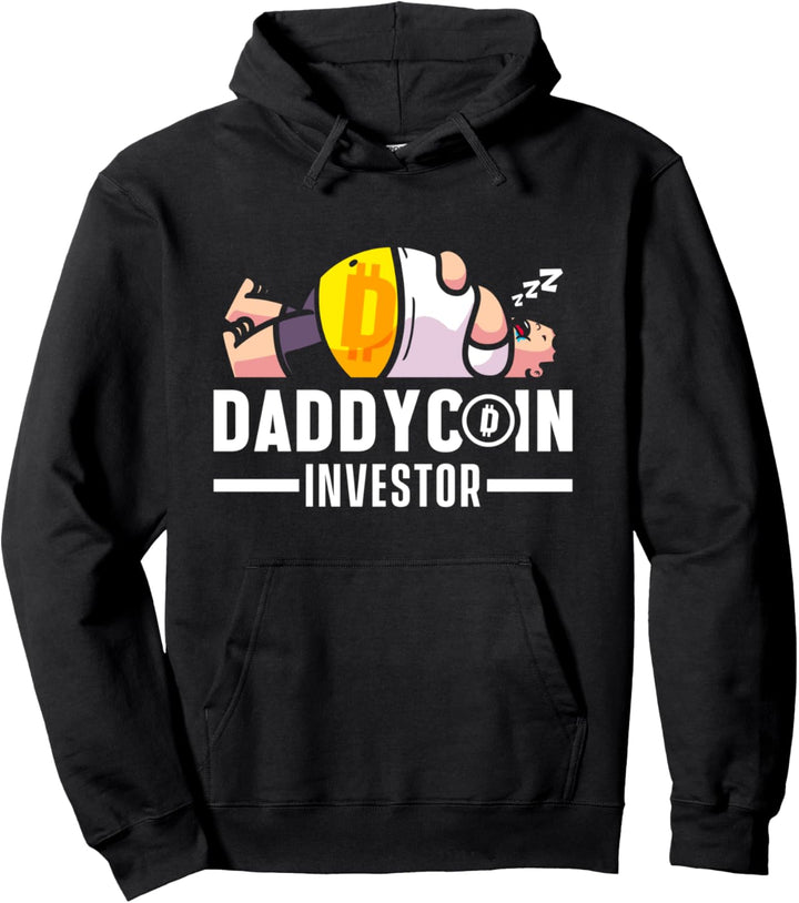 Daddycoin Investor Bierbauch Bitcoin Crypto Kryptowährung Pullover Hoodie