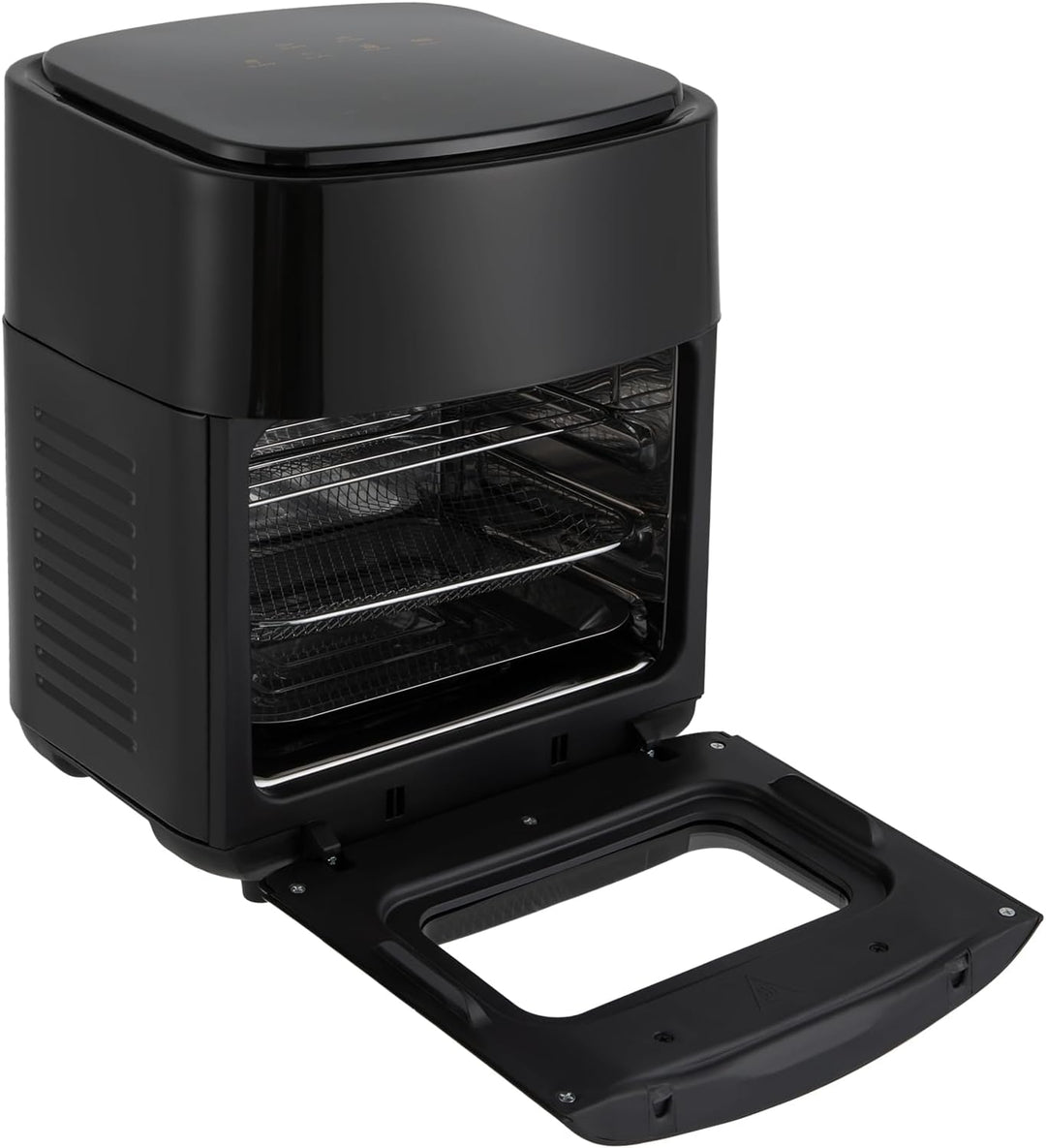 Multifunktionale Digitale Heissluftfritteuse, 1400W Airfryer, Minibackofen mit LED-Touchscreen, Schn
