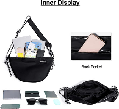 FANDARE Ultraleicht Umhängetasche Damen Herren Schultertasche Messenger Bag Grosse Kapazität Crossbo