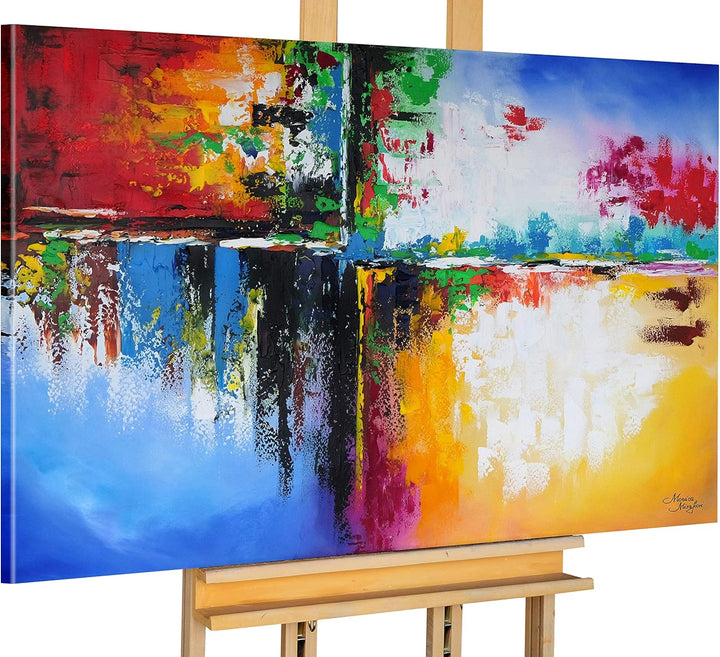 Monica Mirafiori I 100% HANDGEMALT I Gemälde Abstract 100x70cm | Gemälde Handgemalt | Acrylgemälde |