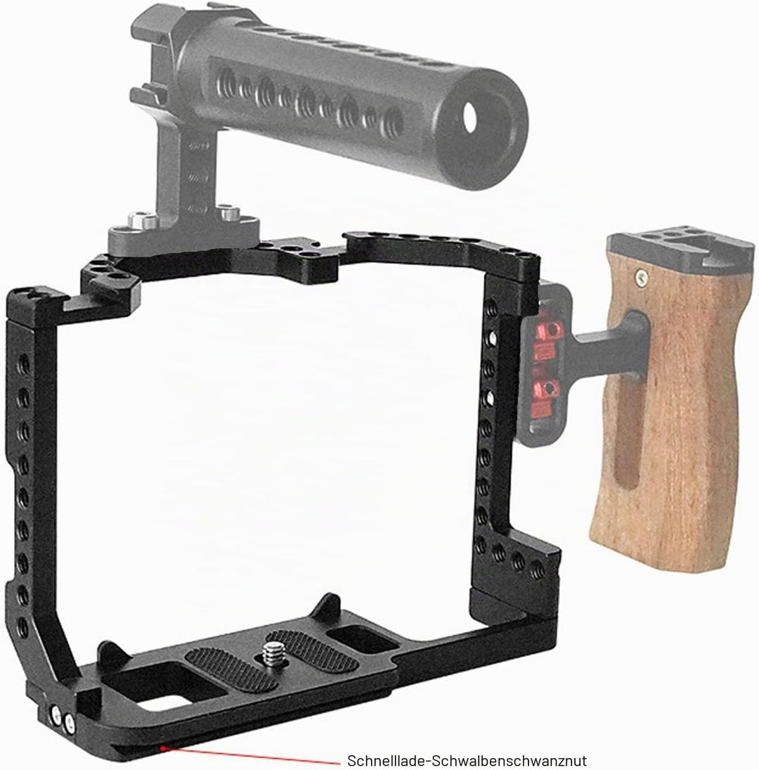 Topcine Kamerakäfig für Canon EOS 90D/80D/70D DSLR-Kamera, Fotografie, DSLR-Kamera, voller Käfig mit
