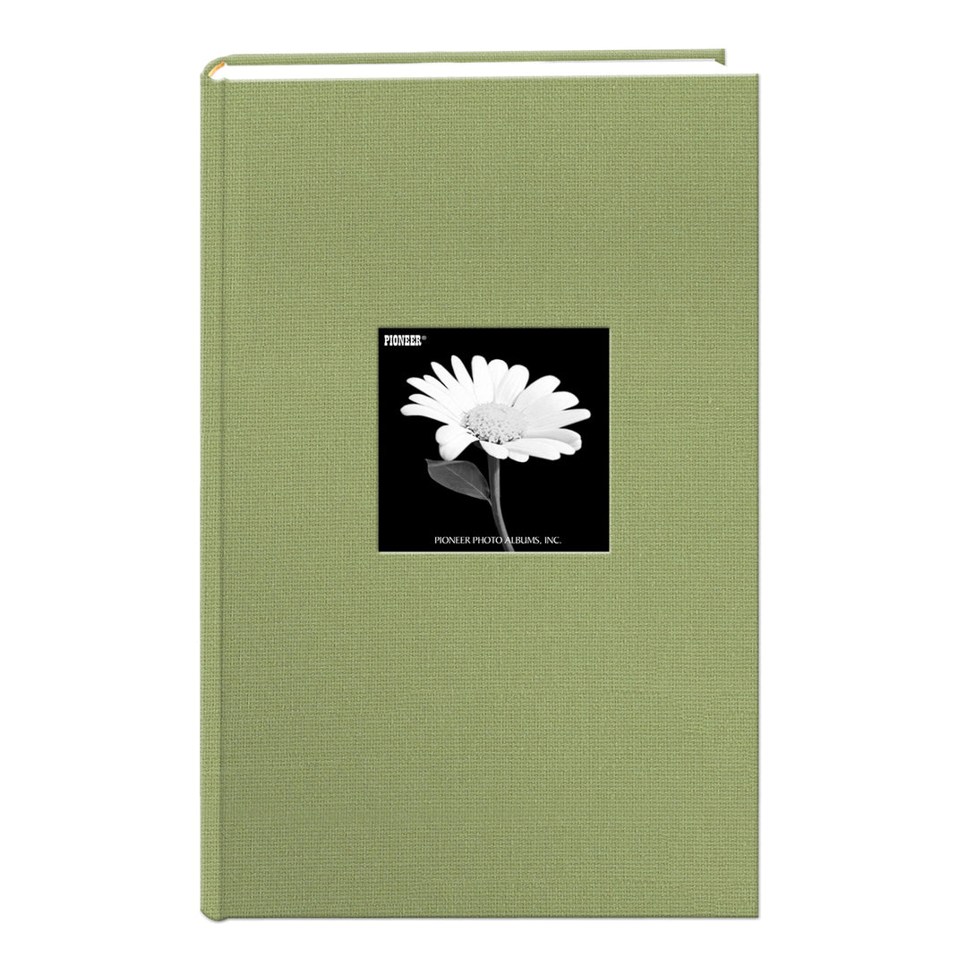 Fabric Frame Cover Photo Album 300 Pockets Hold 4x6 Photos, Sage Green Grün, Grün