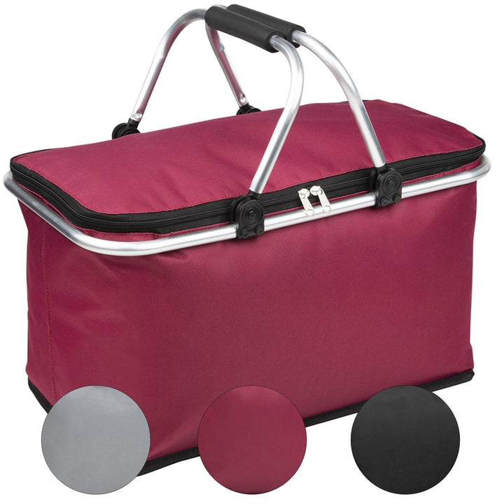 Einkaufskorb Kühlkorb 25 L Faltbarer Thermokorb Picknickkorb Korb Einkaufskörbchen Körbchen klappbar