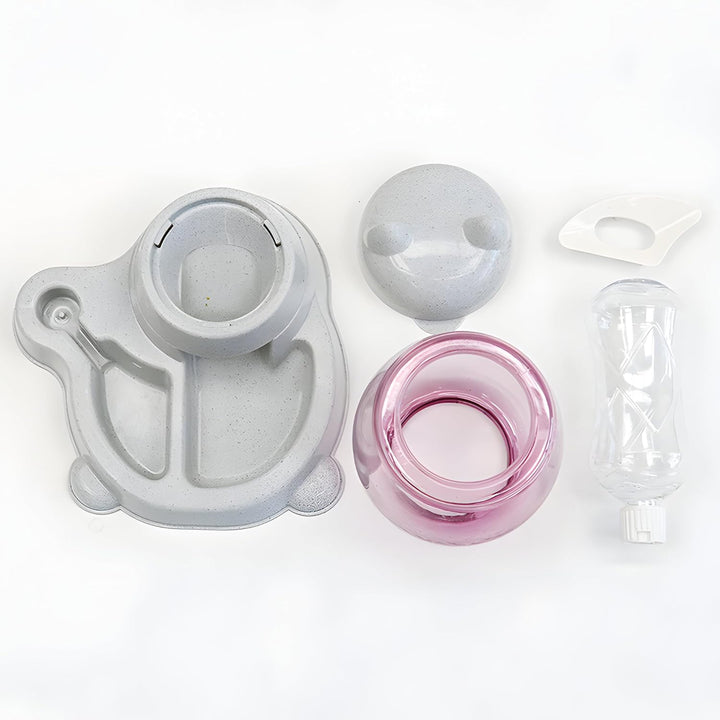 Retoo Futterspender Futterautomat Hunde, Katze, Automatischer, Futterspender Katze, Pet, Feeder, Mit