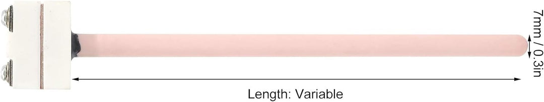 WRP-100 S-Typ Platin Rhodium Thermoelement Wärmetemperatur Messleitung Sensor Sonde(150mm), 150mm