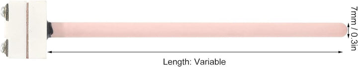 WRP-100 S-Typ Platin Rhodium Thermoelement Wärmetemperatur Messleitung Sensor Sonde(150mm), 150mm