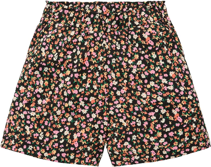 TOM TAILOR Denim Damen Basic Shorts XL 31952 - Black Flower Print, XL 31952 - Black Flower Print