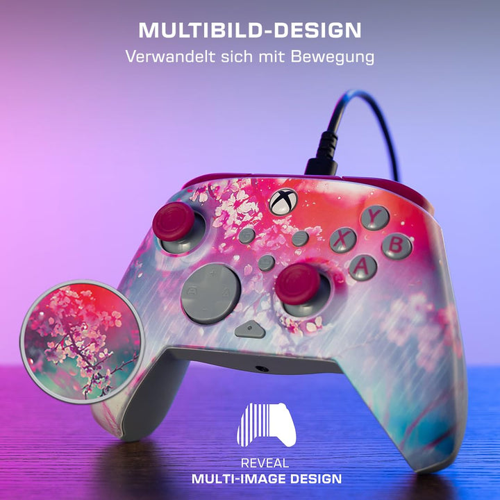 Turtle Beach Rematch Advanced Kyoto Bloom Wired Gaming Controller für Xbox und PC – Lentikular, zuwe