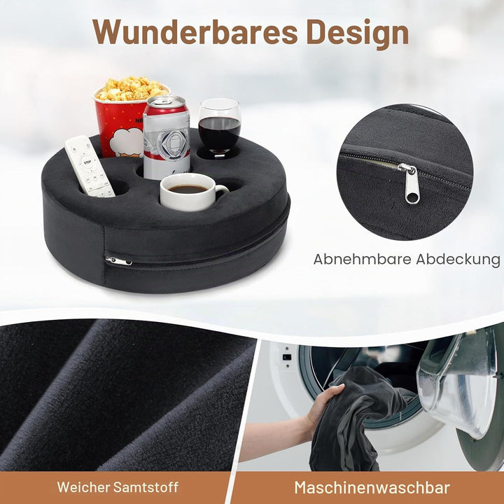 INNO STAGE Couch Cup Holder Getränkehalter, Sofa Getränkehalter Kissen, Abnehmbare und Washbare Kiss