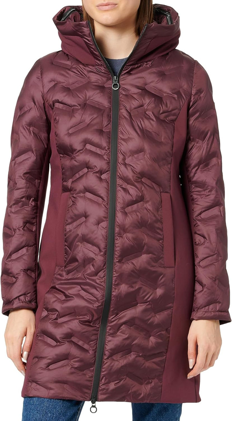 s.Oliver Damen Outdoor Mantel 34 DARK RED, 34 DARK RED