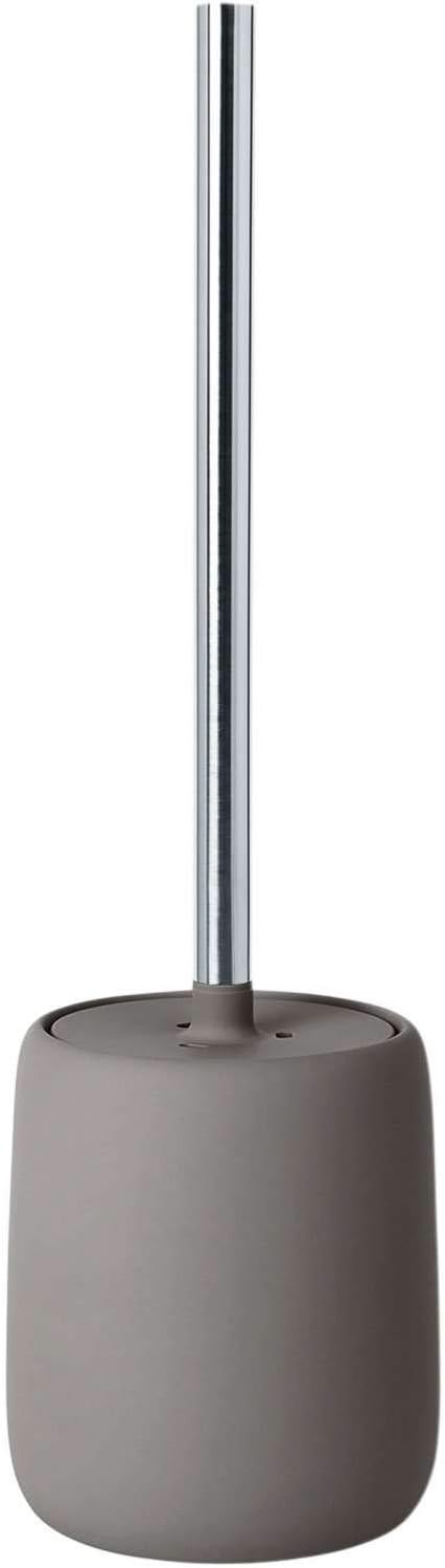 blomus -SONO- WC-Bürste aus Keramik / Kunststoff, Satellite, WC-Garnitur, Soft-Touch, hygienisch, fr