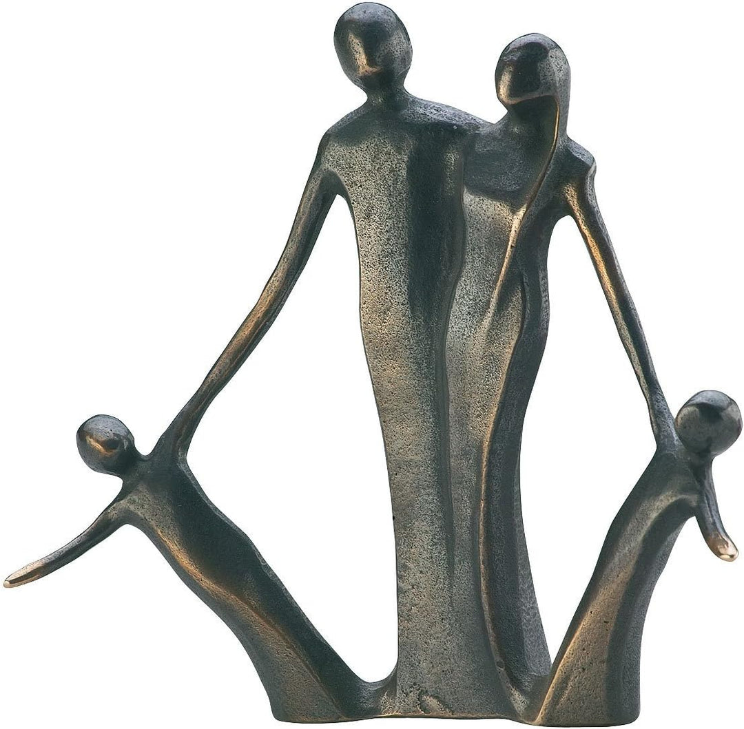 "Due Piccolini" Bronzeskulptur Höhe 13 cm