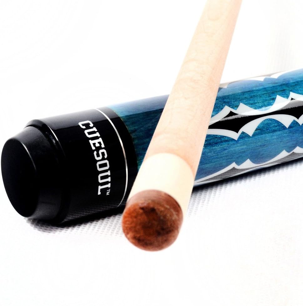 CUESOUL 58 Zoll 19 1/2 Oz Jointed Maple Billiard-Lache-Stichwort CSTB003 11.5MM Queue Spitzen, CSTB0
