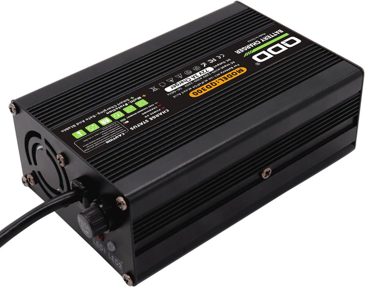 QDD 72 V 3 A Blei-Säure-Ladegerät, 72 Volt 3 Ampere, 15 Ah, 20 Ah, 25 Ah, 30 Ah, Batterieladegerät f