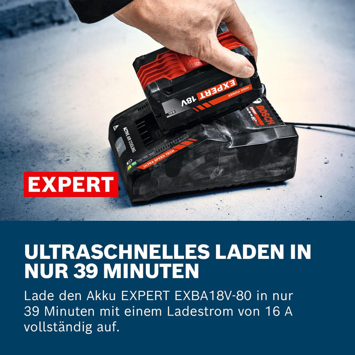 Bosch EXPERT 18V System mobiles, ultraschnelles Parallelladegerät EXAL18V2-160