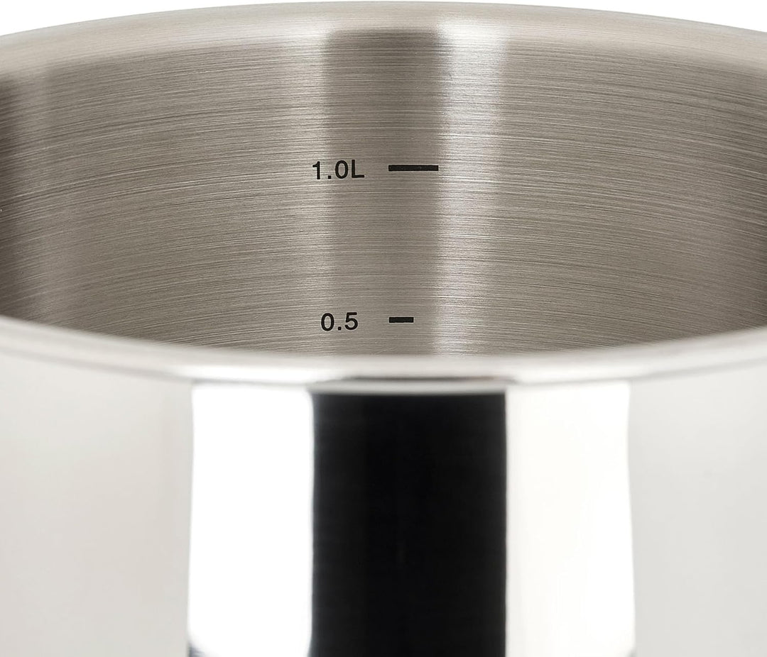Sitram 715012 Stieltopf aus Edelstahl, abnehmbar, Produktreihe Sitromovible, Arpege, Ø 16 cm, Höhe 8