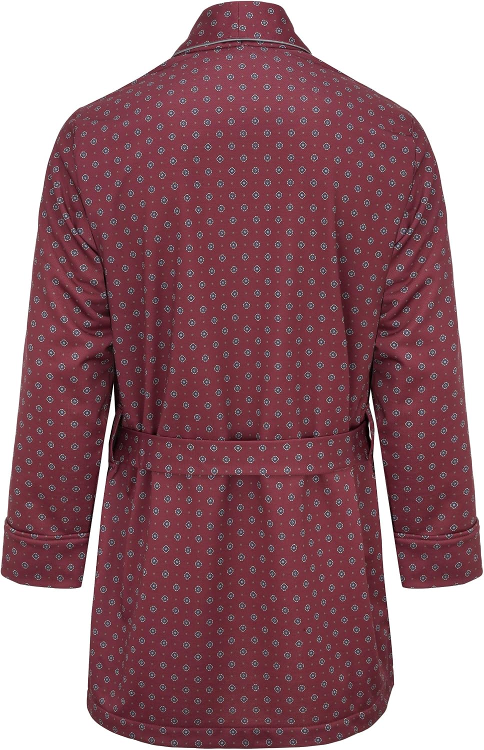 Herren Morgenmantel - Revise Brais RE-503 - Kurz - Dünn und leicht L Bordeaux Rot 601, L Bordeaux Ro