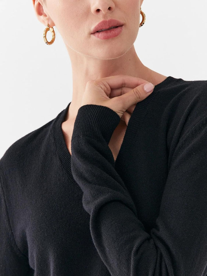 United Colors of Benetton Damen Pullover S Schwarz 100, S Schwarz 100