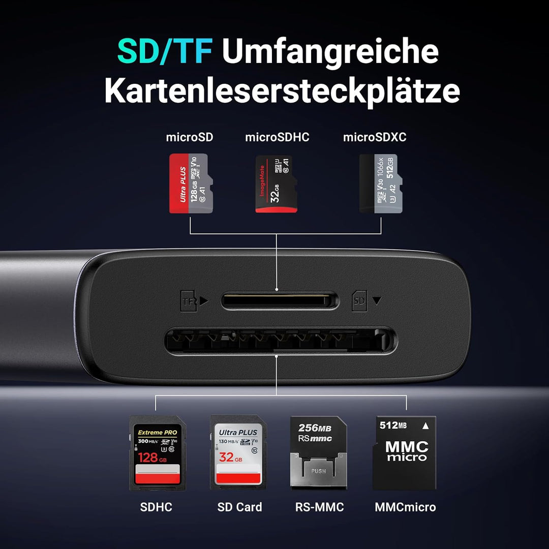 UGREEN Revodok Pro 107 USB C Docking Station 10Gbps USB-C and USB-A Data Ports USB 3.2 gen 2, 4K HMD
