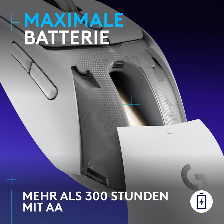 Logitech G G309 LIGHTSPEED kabellose Gaming-Maus, leicht, LIGHTFORCE-Hybridschalter, HERO 25K-Sensor