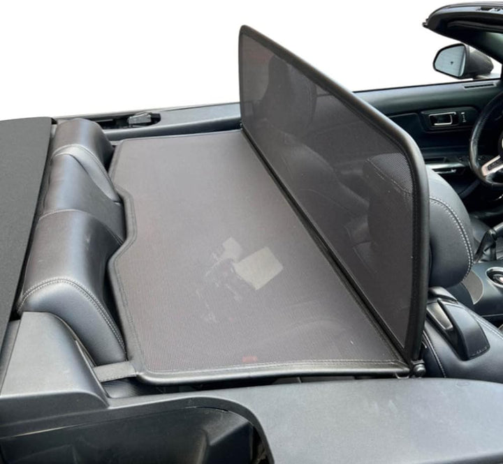 Aperta Windschott passend für Ford Mustang Mk6 100% Passgenau OEM Qualität Schwarz Windstop Windabwe