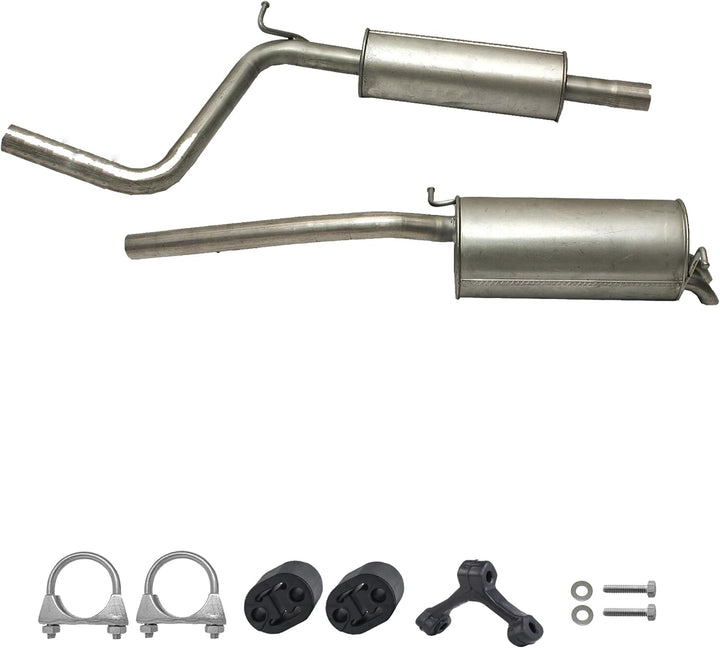 Ferroz Export Ersatz für Auspuffanlage Auspuff VW Caddy III Kasten & Kombi 2.0 SDI 2004-2010 Endtopf