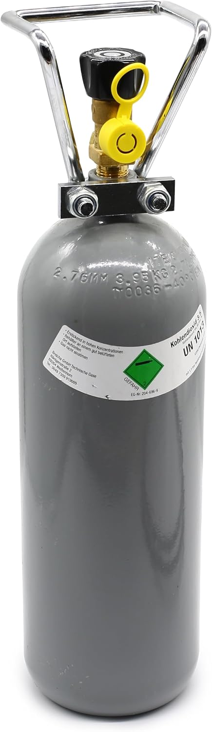 Universal CO2 Adapterschlauch inkl. 2kg Kohlensäure für Anschluss an Wassersprudler