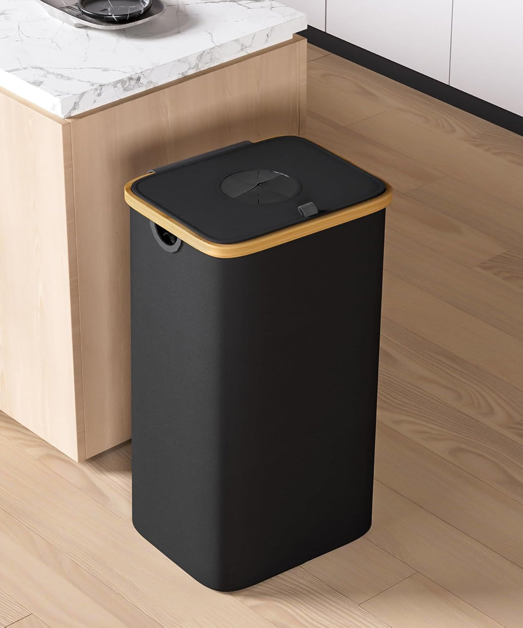 Yorbay 100L Pfandflaschen Sammelbehälter mit Deckel & 2 Tragetaschen, Pfandflaschen Aufbewahrung mit