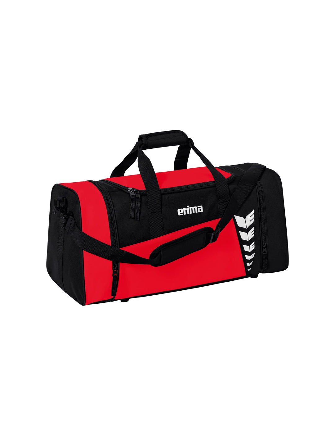Erima Unisex Six Wings Sporttasche L Rot/Schwarz, L Rot/Schwarz