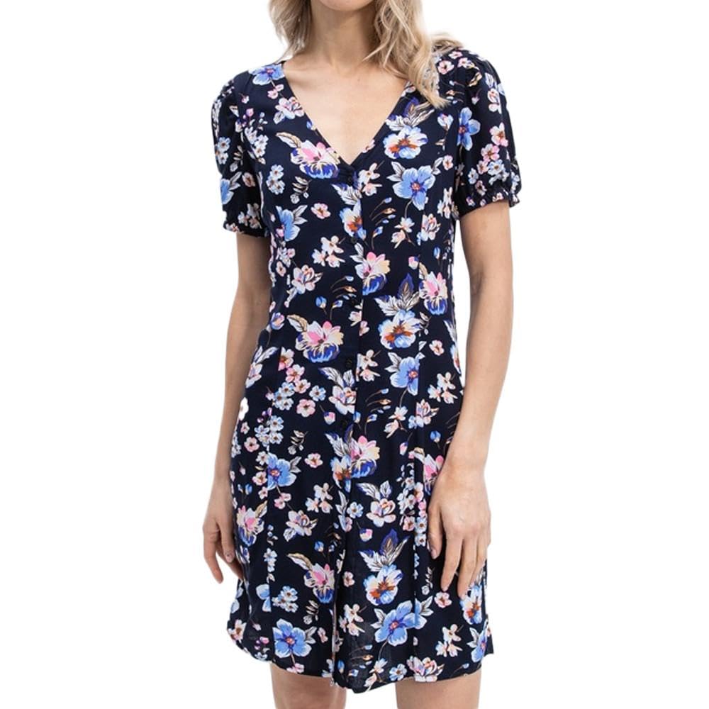ONLY Damen Viskose Sommer-Kleid Onlnova Life Lucy mit Blumenmuster XS Sky Captain 347 Iris, XS Sky C